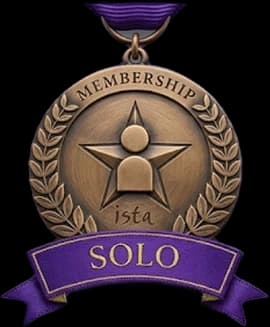 Solo membership medal