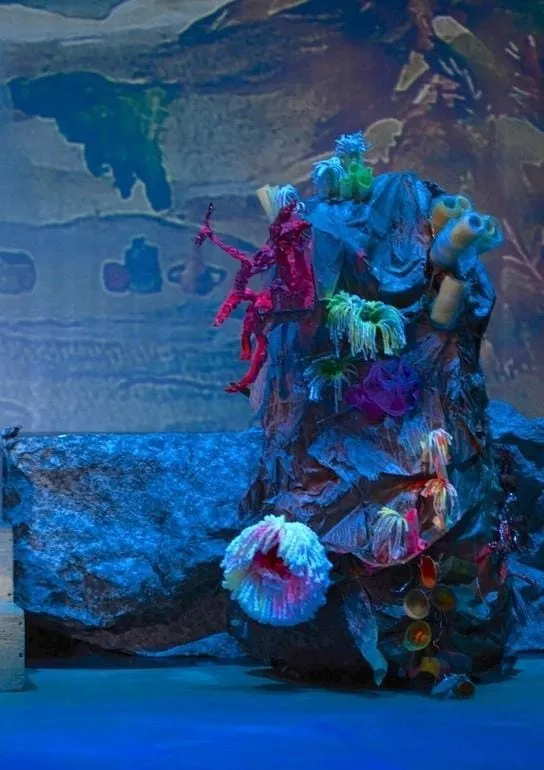 A close-up of a coral reef Description automatically generated